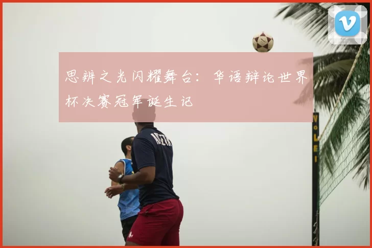 思辨之光闪耀舞台：华语辩论世界杯决赛冠军诞生记