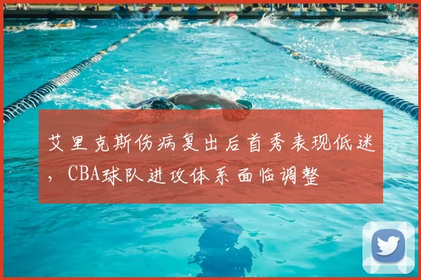 艾里克斯伤病复出后首秀表现低迷,CBA球队进攻体系面临调整