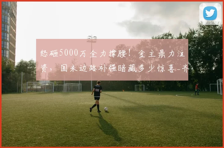 怒砸5000万全力撑腰!金主鼎力注资,国米边路补强暗藏多少惊喜_齐沃_资金_资方