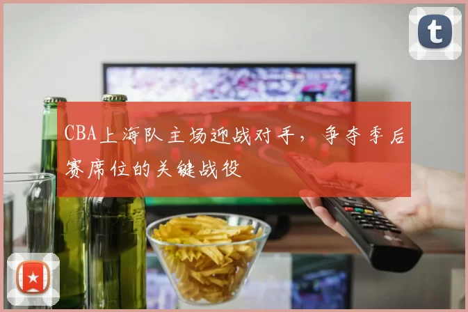 CBA上海队主场迎战对手,争夺季后赛席位的关键战役