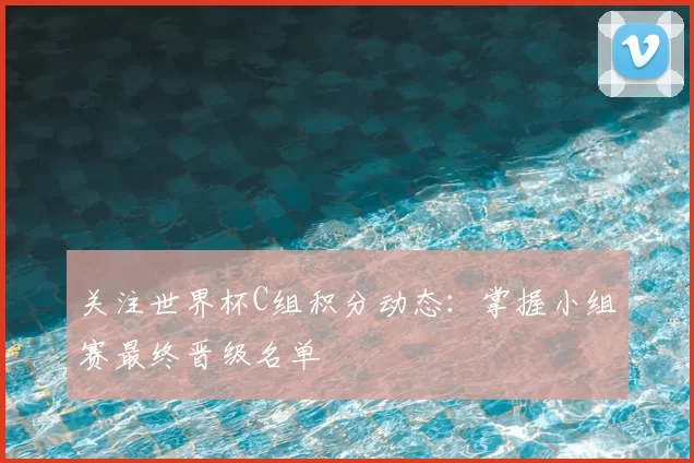 关注世界杯C组积分动态：掌握小组赛最终晋级名单