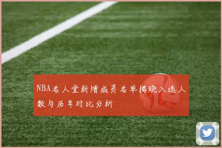 NBA名人堂新增成员名单揭晓入选人数与历年对比分析